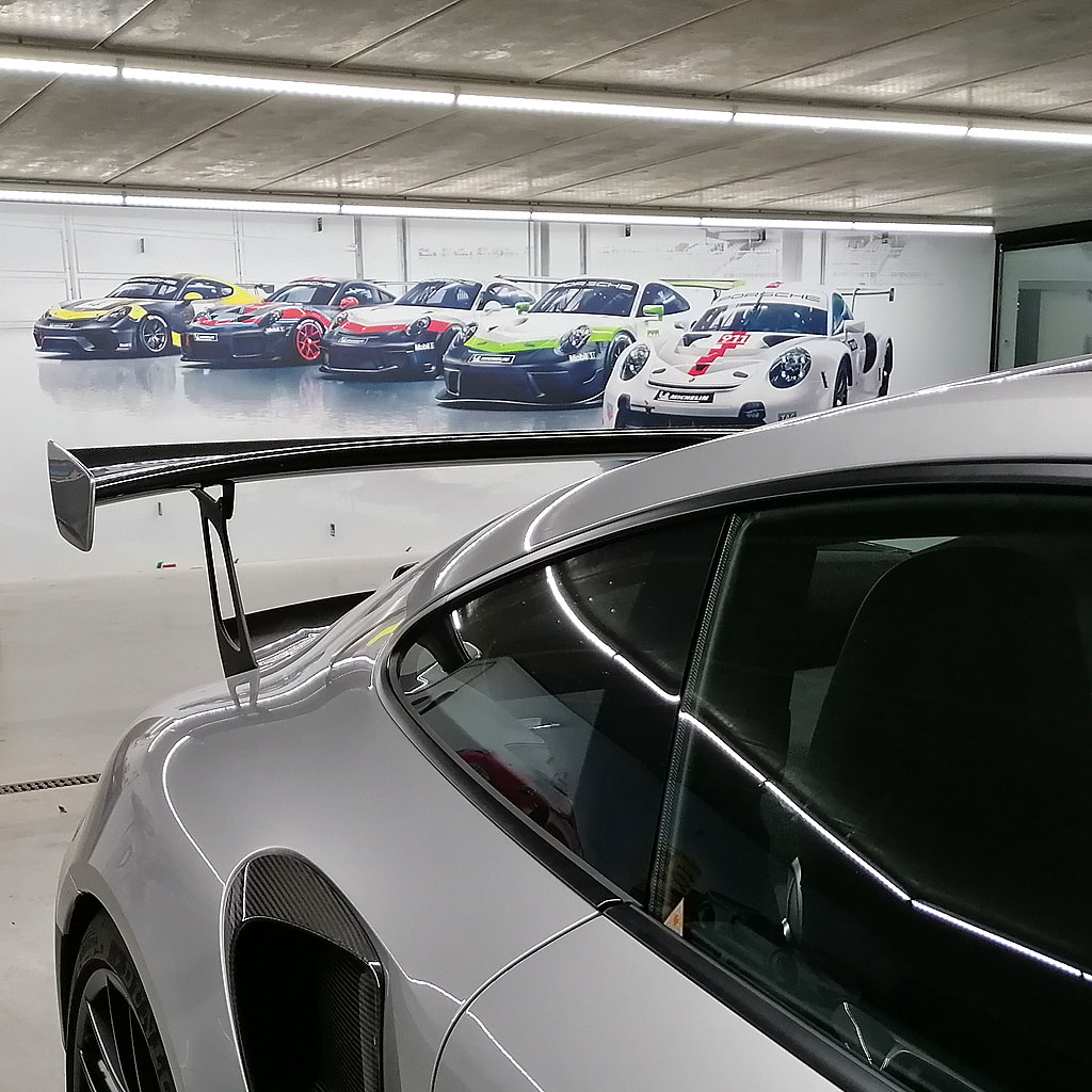 Porsche garage